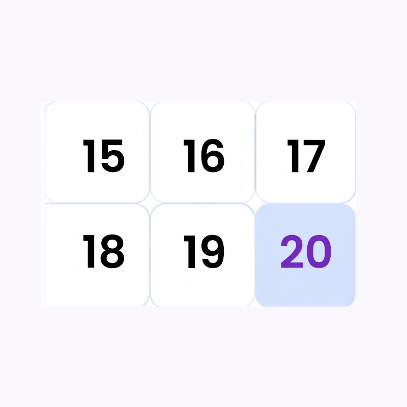 Illustration of an appointment being booked and confirmed on a calendar